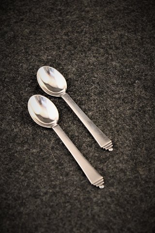 Georg Jensen "Pyramid" silver cutlery / mocha teaspoon, length: 9.5cm.
