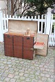 Old French travel trunk with drawers / chest of drawers for 25 pairs of shoes...