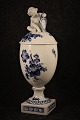 Blue Flower egg vase / cup vase from Royal Copenhagen with little boy on the 
lid....