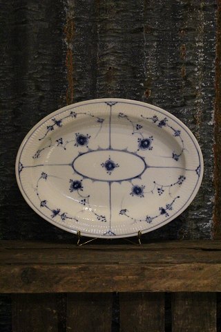 Old oval Blue Fluted plain dish from Royal Copenhagen before the 1923rd