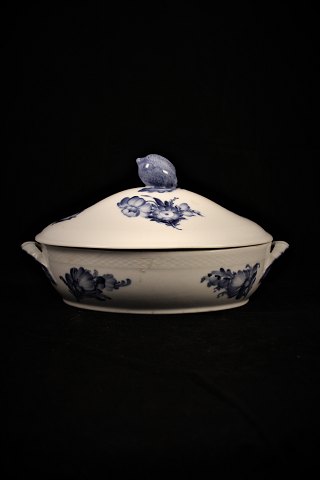 Royal Copenhagen, Blue Flower, Braided, oval lid dish / terrine.