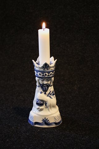 Royal Copenhagen / Aluminia Tranquebar candle holder Melchior. "The Holy 3 
Kings"...