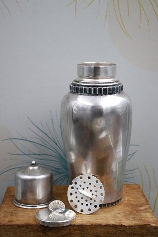 Forsølvet cocktailshaker fra 50érne.