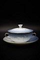 Bing & Grondahl Bouillon bowl with saucer in seagull dinnerware with gold edge.
BG# 247.