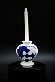 Royal Copenhagen faience Christmas heart in blue for small candles. H:7,5cm. RC# 1/2231.