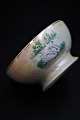 Old French café latte bowl / bol in faience with fine patina.H:6cm. dia.:11,5cm.