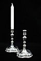 Et par gamle Svend Toxværd barok lysestager i sølv , stemplet. Sv.T. 925 S. Højde: 18cm.
