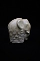 Arne Bang glaseret keramik figur af lille elefant.Højde: 10,5cm...