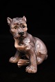 Dahl Jensen porcelain figurine of a Schnauzer puppy. H:13,5 cm. Marked Royal crown / DJ 1095. ...