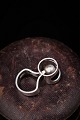 Old silver ring with ball (stamped) 
Ring size: 52.