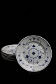 Bing & Grondahl Blue painted / Blue Fluted lunch plate in iron porcelain. 
B&G#1007...