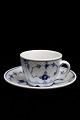 Bing & Grondahl Blue painted / Blue Fluted large coffee cup in iron porcelain. 
B&G#746...