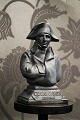 Old advertising bust of Napoleon for "Cognac Courvoisier" in painted 
papier-maché...