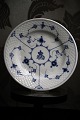 Bing & Grondahl Blue Painted / Blue Fluted dinner plates in iron porcelain / 
restaurant porcelain with logo...