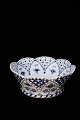 Royal Copenhagen Blue Fluted Full Lace fruit bowl. 
RC#1/1061. 
Small burn crack...