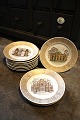 12 pcs. Mads Stage plates of Copenhagen Prospects from Royal Copenhagen...