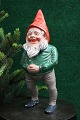 Fine, old painted terracotta Santa Claus with fine patina. 
Height: 22.5cm.