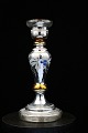 Fantastic fine 19th century candlestick in mercury glass - poor man