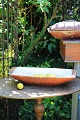 Swedish rustic 19th century wooden dish with original color and a really nice 
patina...