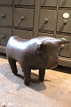 Original Dimitri Omersa fodskammel i læder fra 60érne…