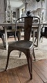 Original fransk Tolix cafe stol i metal,designet af Xavier Pouchard i 1934.